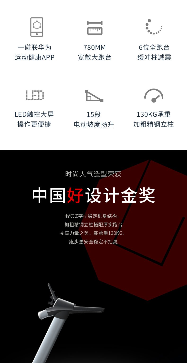 华为DFH生态跑步机SH-T6700-T1 华为DFH生态跑步机SH-T6700-T1